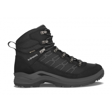 Lowa Wanderschuhe Taurus Pro Mid GTX (All-Terrain, Veloursleder, wasserdicht) schwarz Damen